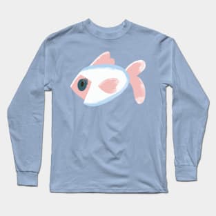 Abstract funny fish Long Sleeve T-Shirt